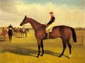 1838 年のセントレジャーの勝者ドン・ジョンとウィリアム・スコット・アップ・ヘリング・シニアのジョン・フレデリック馬